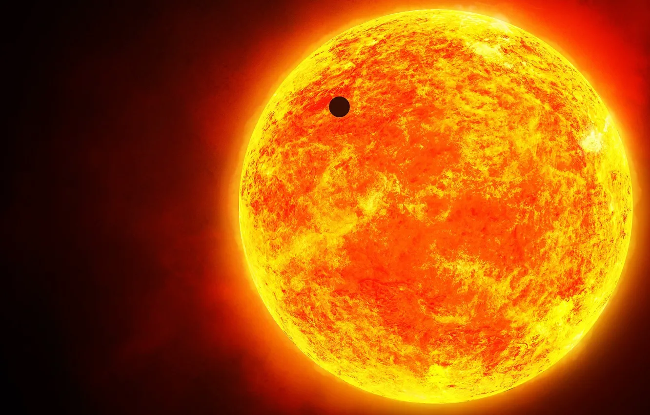 Фото обои космос, Солнце, меркурий
