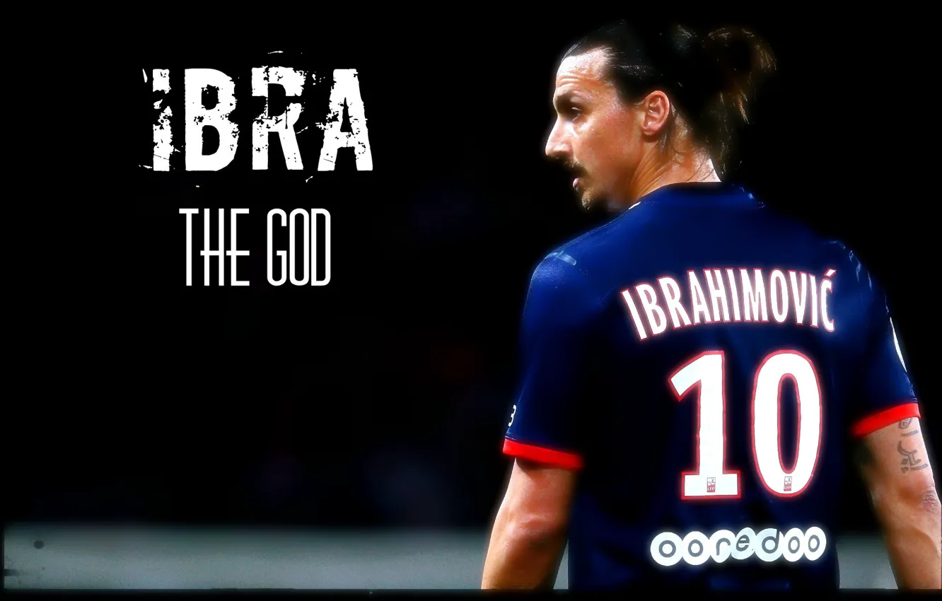 Фото обои wallpaper, sport, football, player, Paris Saint-Germain, Zlatan Ibrahimovic