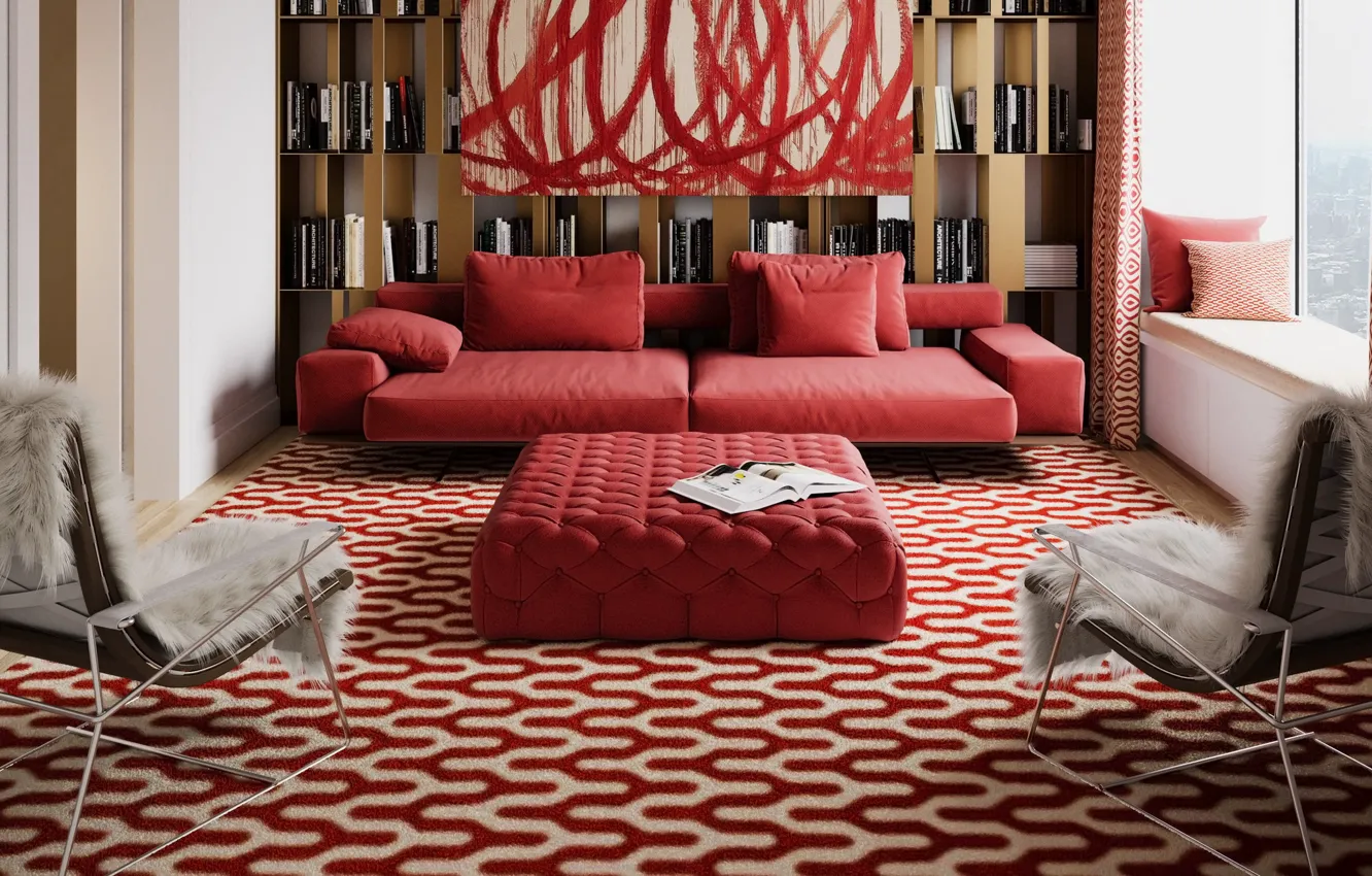 Фото обои интерьер, библиотека, гостиная, library, 432 Park Avenue