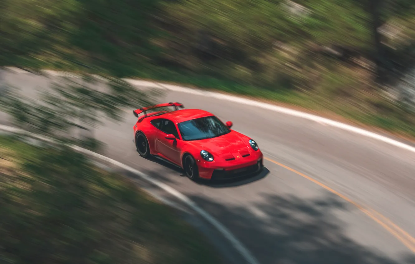 Фото обои 911, Porsche, drive, Porsche 911 GT3, motion