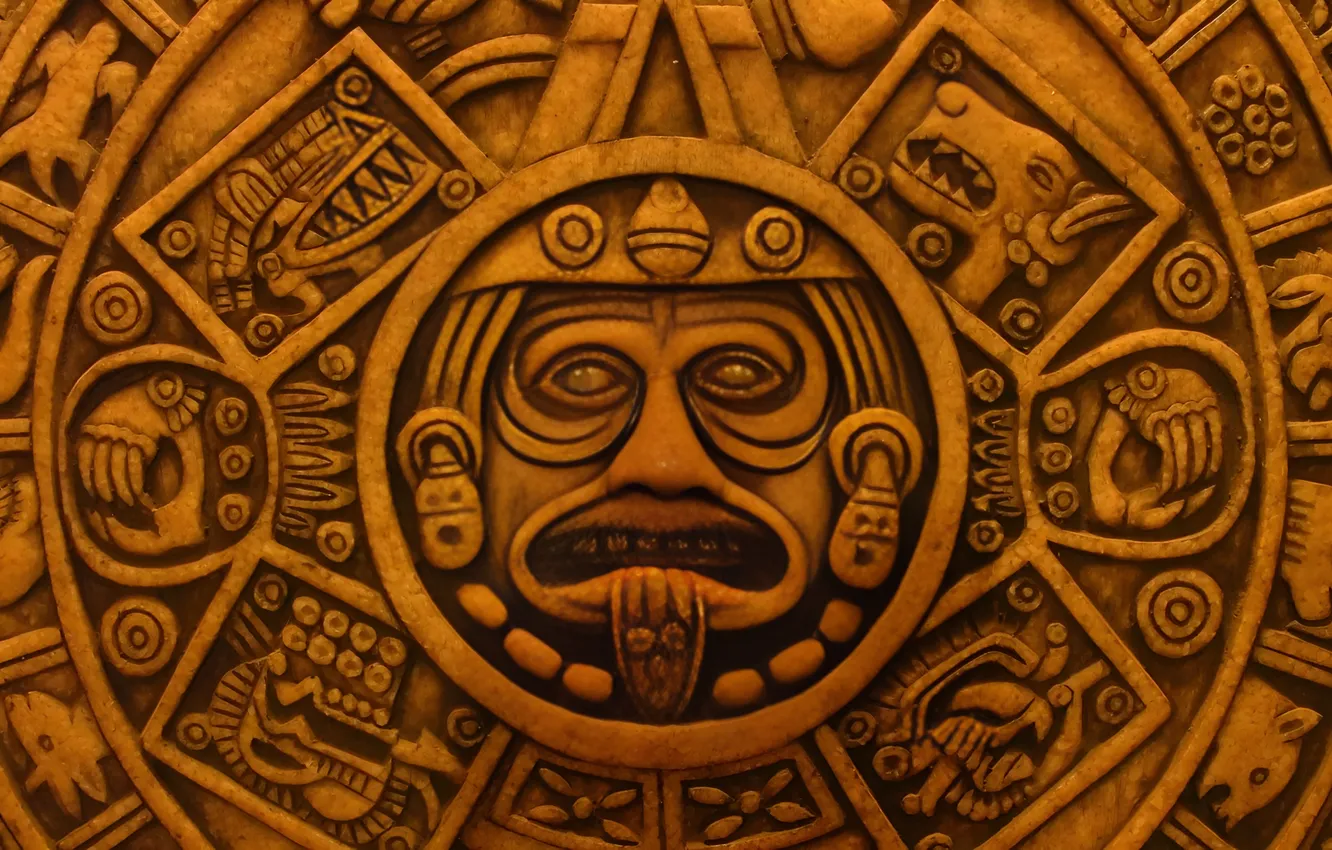 Фото обои фигура, цивилизация, ацтеки
