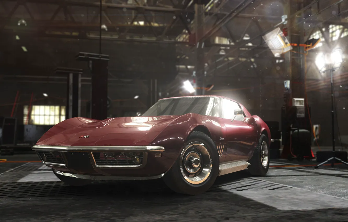 Фото обои The Crew, Realistic Car Modeling, CHEVROLET CORVETTE