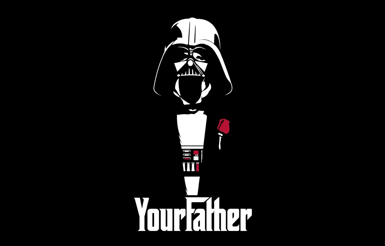 Фото обои Star Wars, Darth Vader, art, Дарт Вейдер, your father