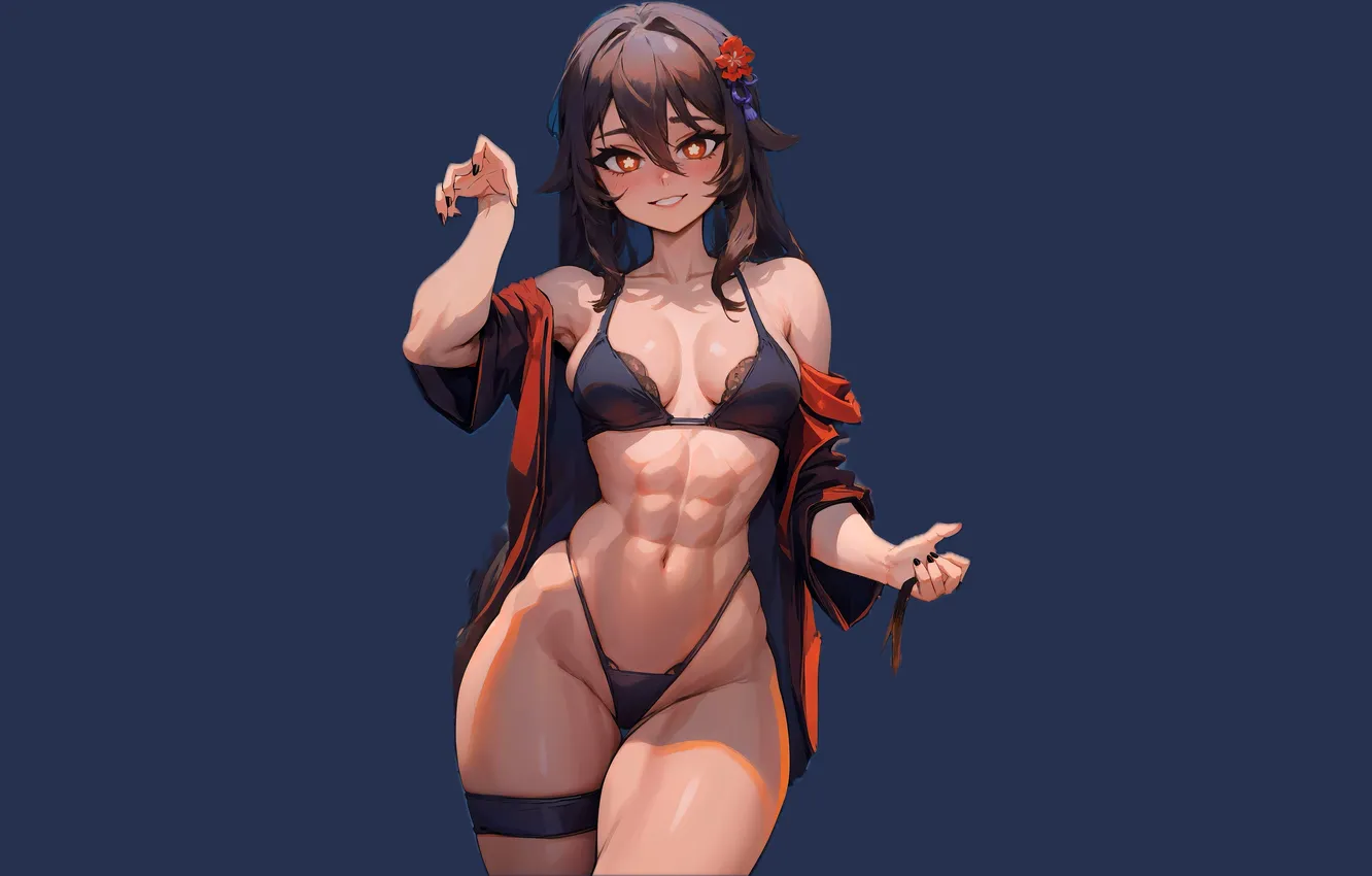 Фото обои kawaii, girl, hot, sexy, anime, babe, cute, bikini