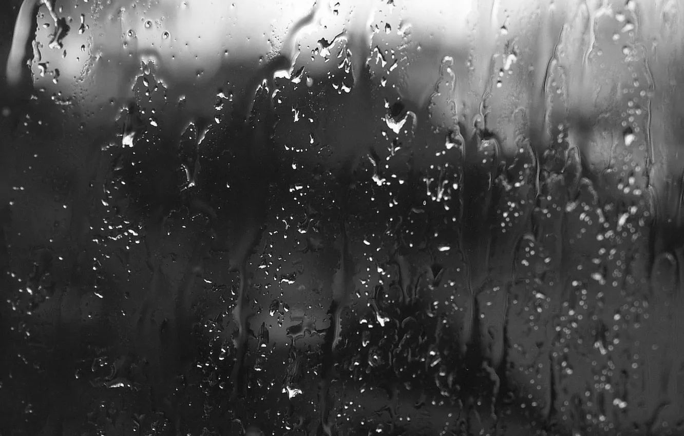 Фото обои стекло, капли, дождь, окно