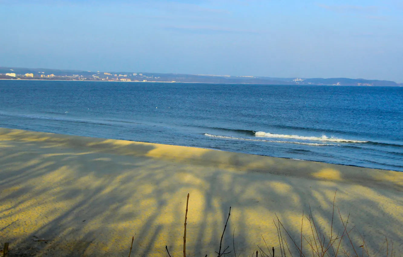 Фото обои beach, sea, water, sand
