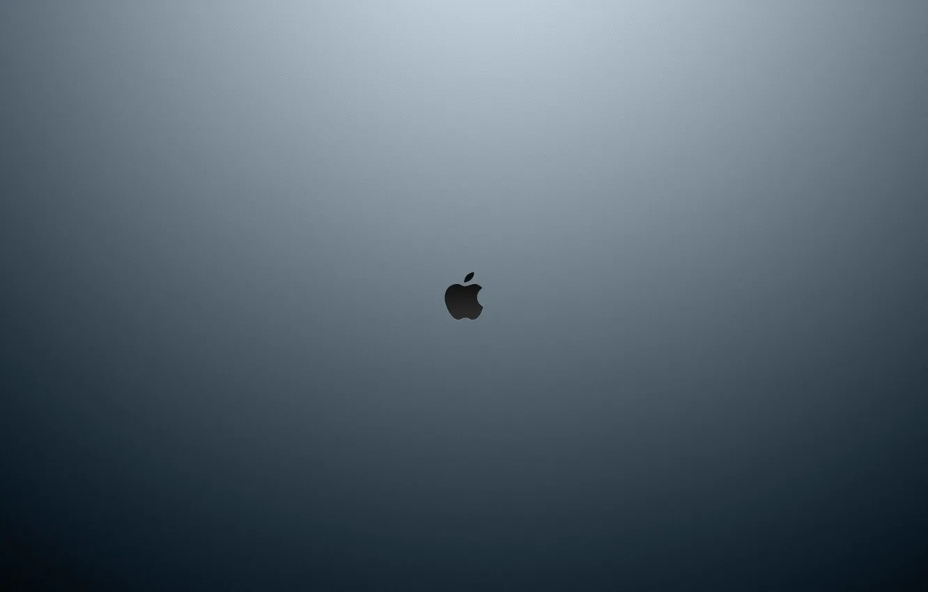 Фото обои apple, яблоко, минимализм, текстура, компьютеры, серый фон, текстуры, style