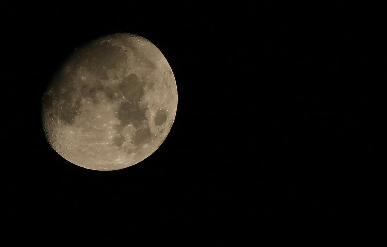 Фото обои космос, фон, луна