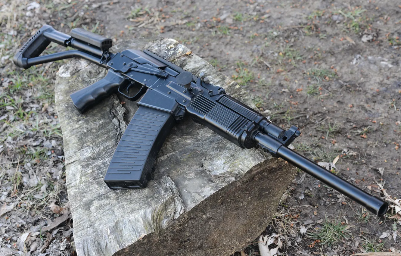 Фото обои ружьё, Россия, карабин, самозарядный, гладкоствольный, Вепрь-12