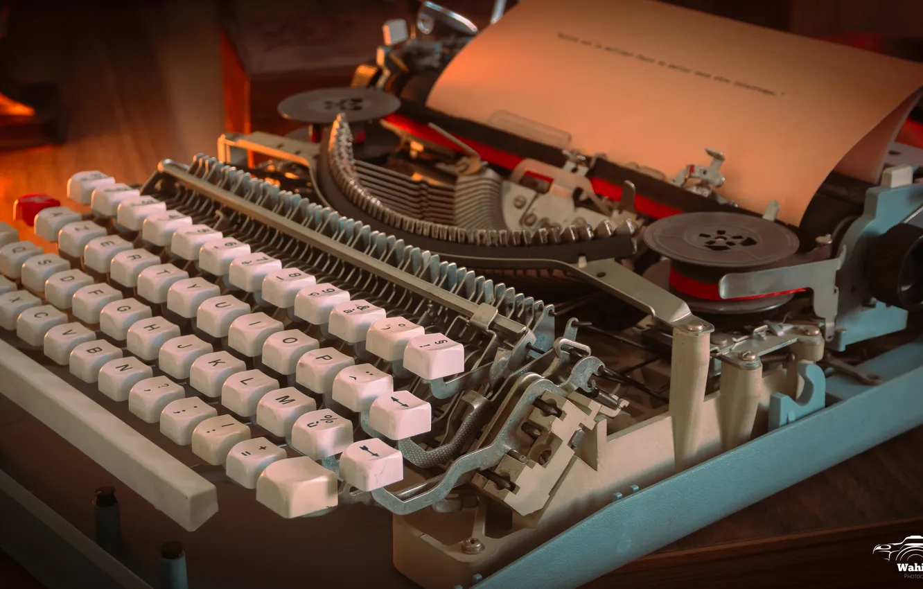 Фото обои vintage, mood, Algeria, underwood, typewriter, Belghit Wahid