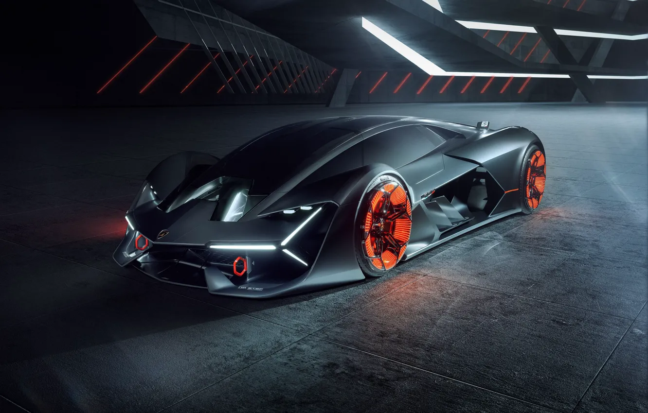 Фото обои Lamborghini, суперкар, гиперкар, Terzo Millennio