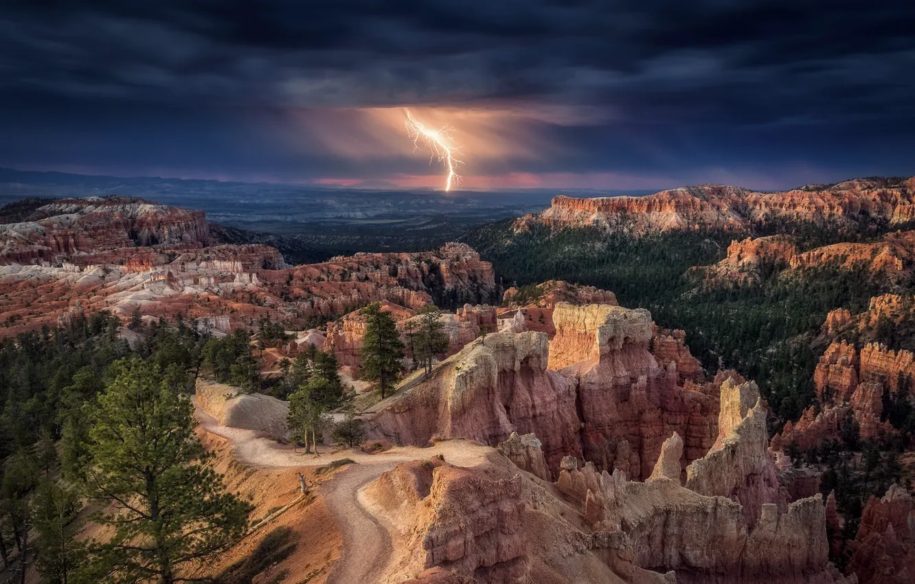 Фото обои landscape, nature, lightning, landscapes