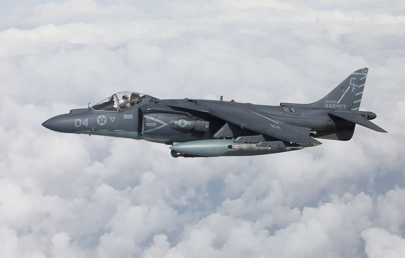 Фото обои штурмовик, McDonnell Douglas, Harrier II, AV-8B, «Харриер» II