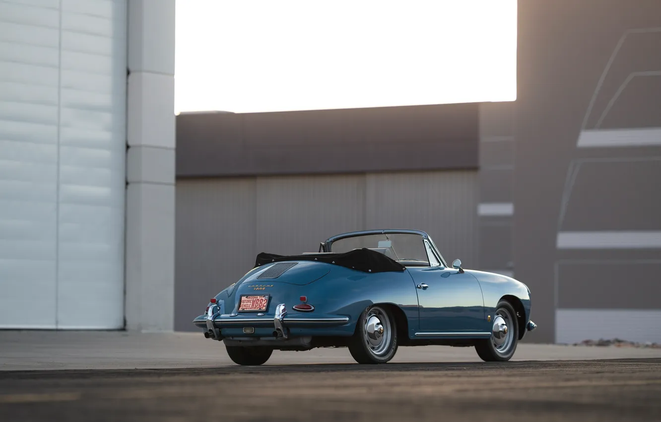 Фото обои Porsche, 356, 1961, Porsche 356B 1600 Super Cabriolet