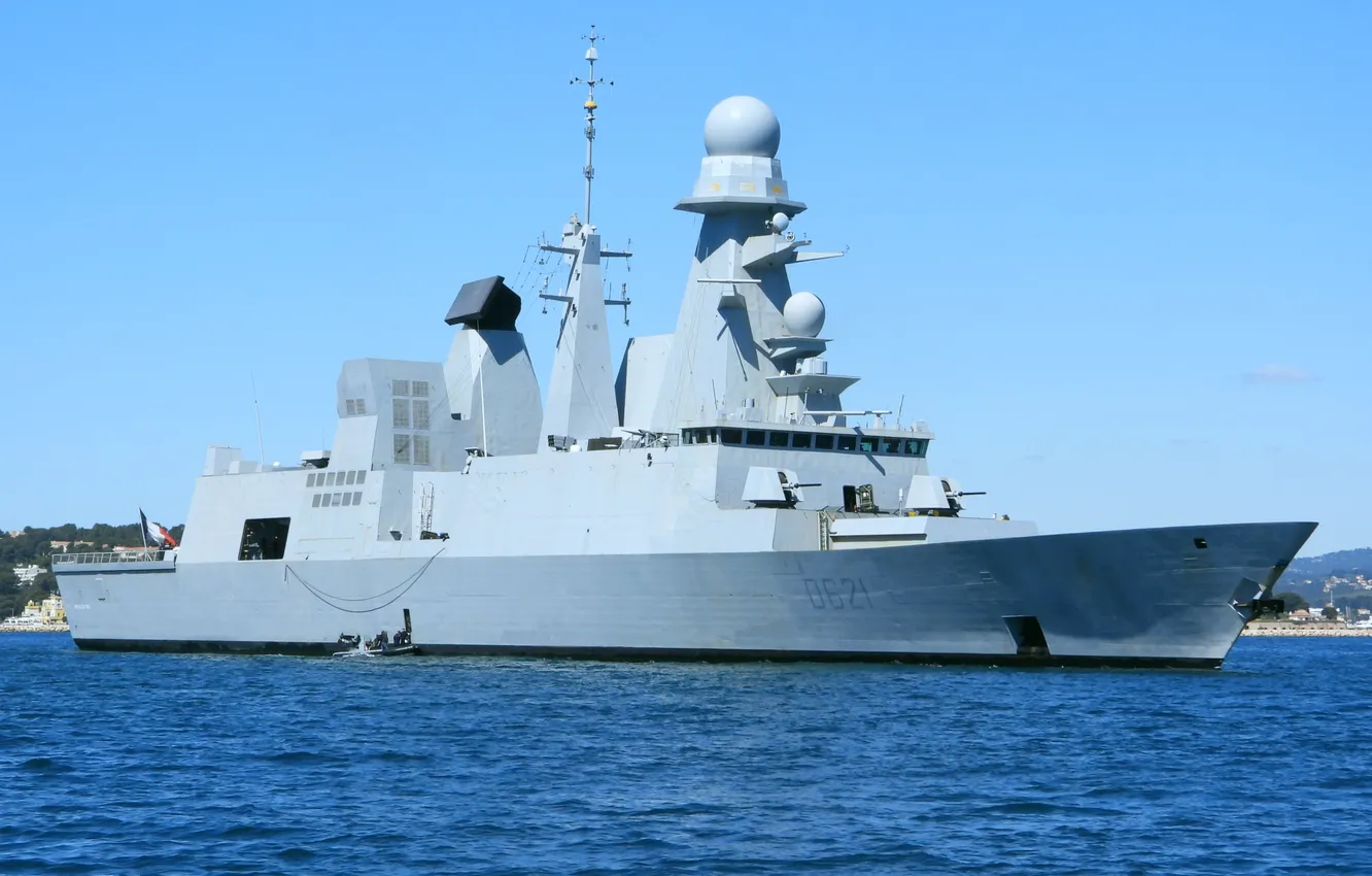 Фото обои фрегат, ВМС Франции, Chevalier Paul, D621