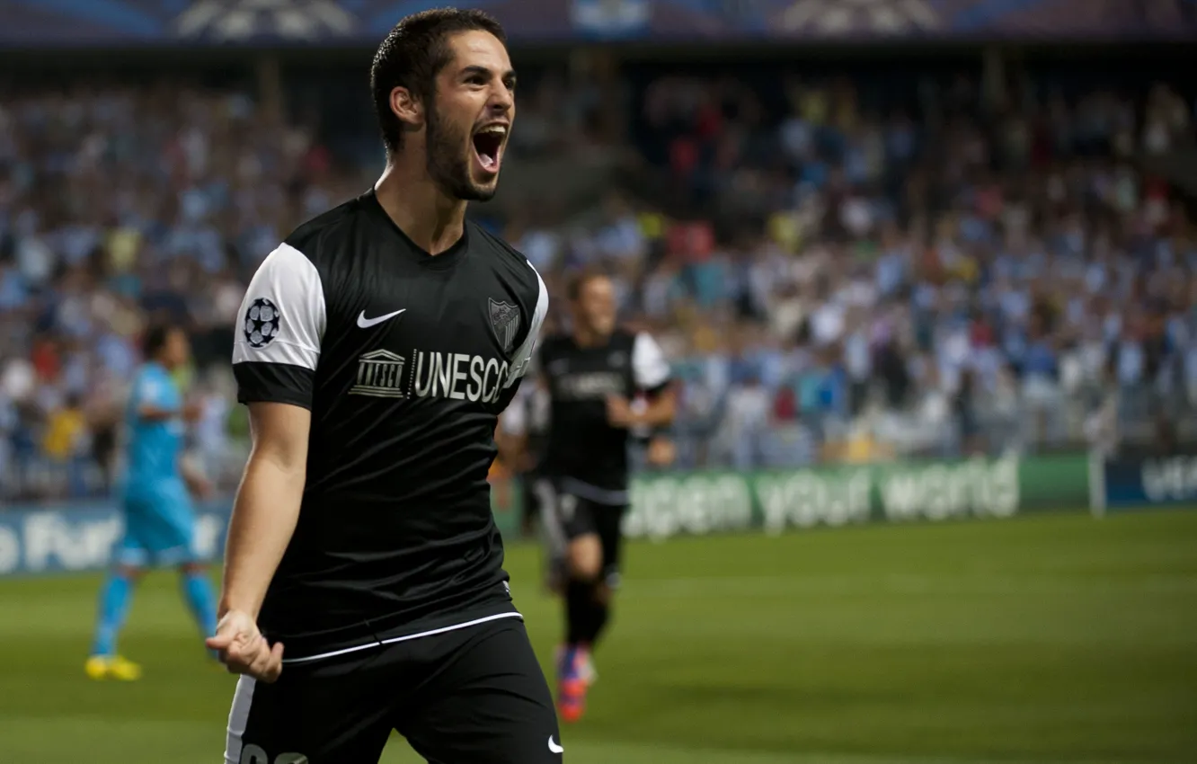 Фото обои Спорт, Футбол, football, Spain, Талант, Малага, isco, Иско