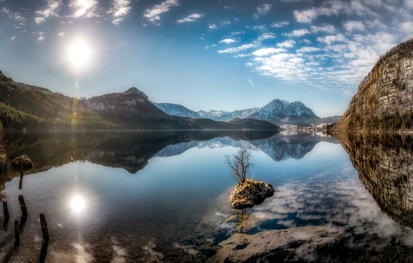 Фото обои Austria, Altaussee, Styria, Styrian Lake