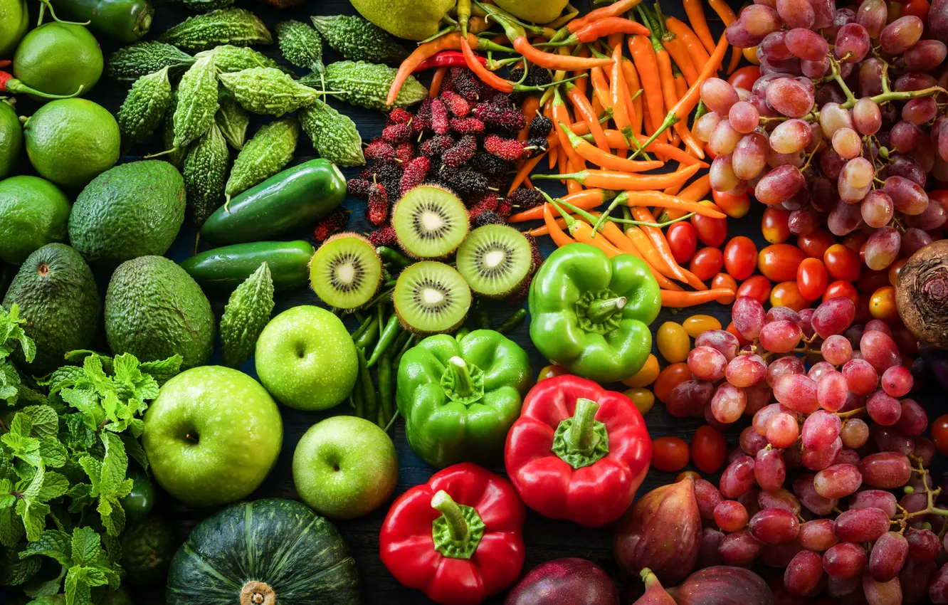 Фото обои food, fruits, vegetables