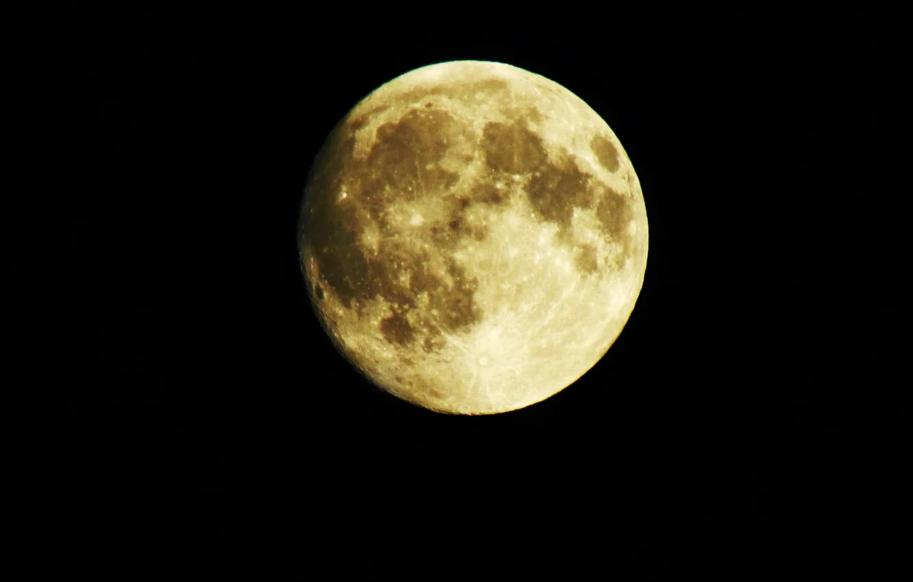 Фото обои ночь, Луна, полнолуние, зум, powerShotSX550i, суперзум