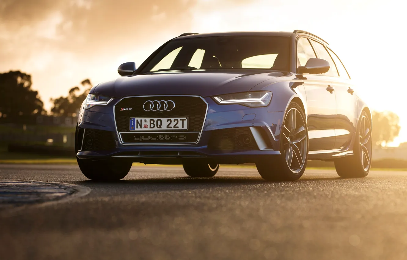 Фото обои Audi, ауди, AU-spec, Avant, 2015, RS 6