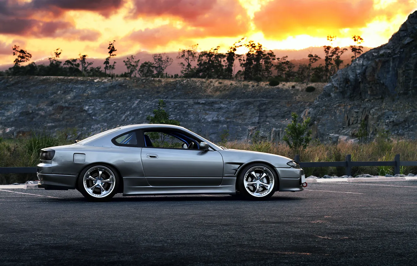 Фото обои S15, Silvia, Nissan, side