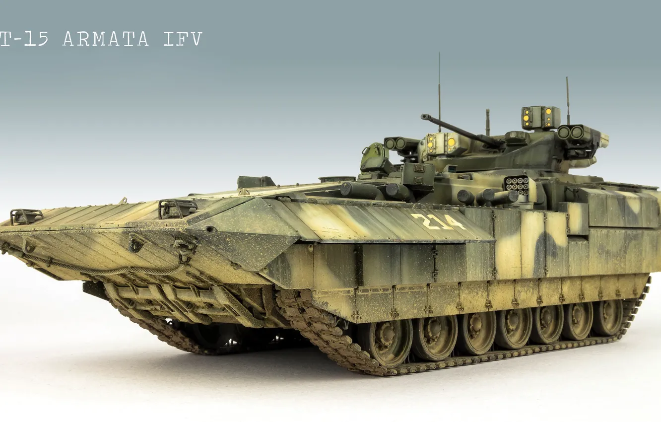 Фото обои модель, боевая машина пехоты, БМП, Армата, T-15 Армата, T-15