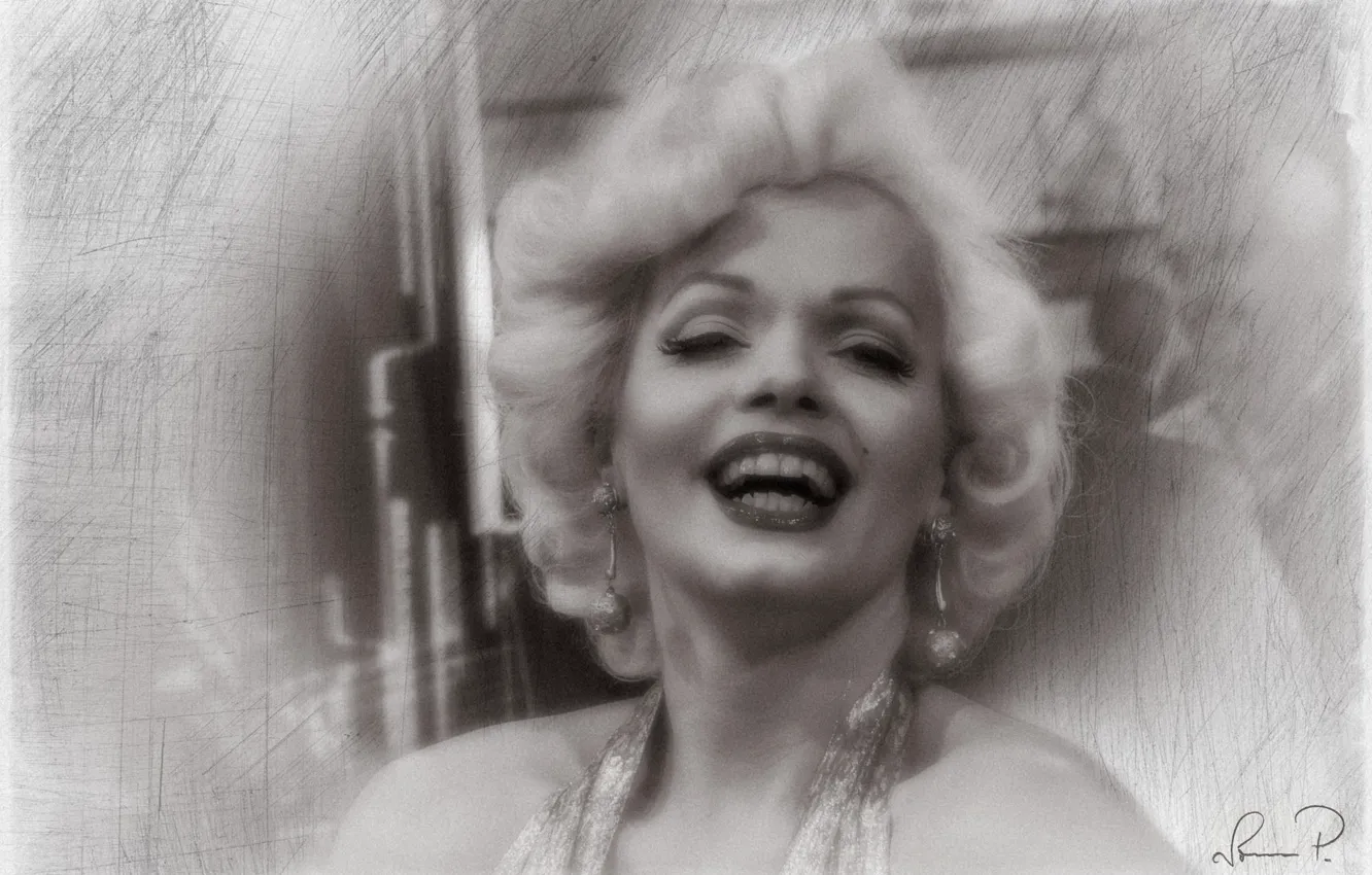 Фото обои лицо, актриса, певица, Marilyn Monroe