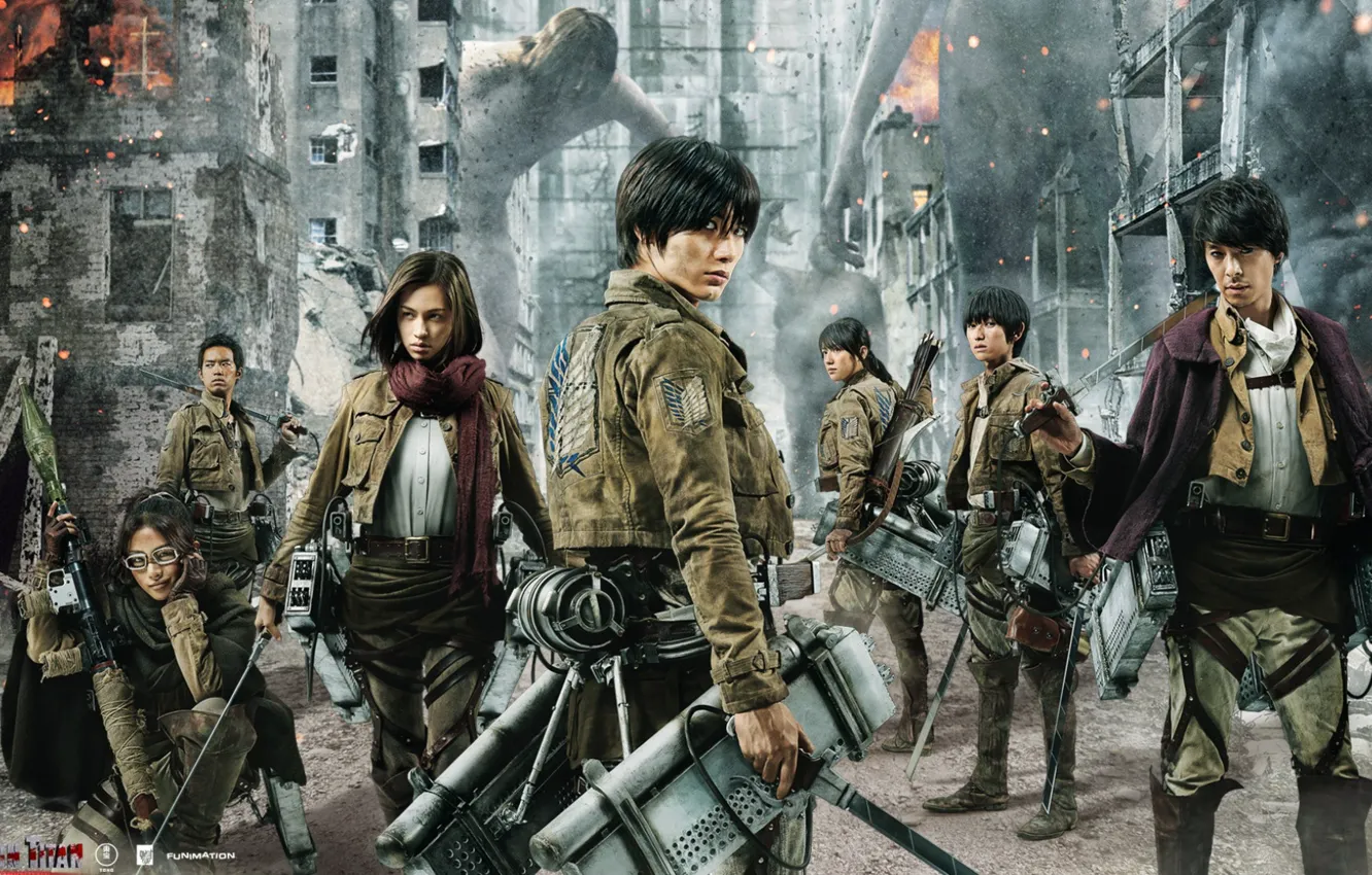 Фото обои актёры, Attack on Titan, Shingeki No Kyojin, Атака титанов
