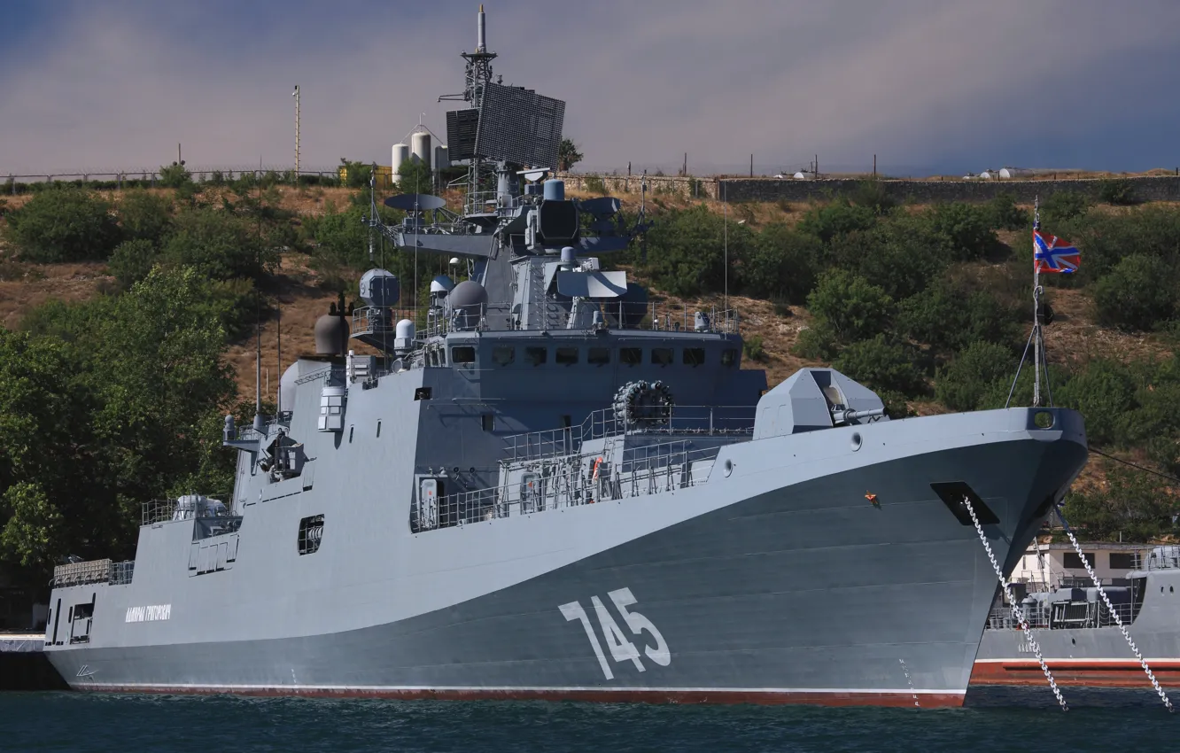 Фото обои Фрегат, Севастополь, Черноморский Флот, сторожевой корабль, &ampquot;Адмирал Григорович&ampquot;