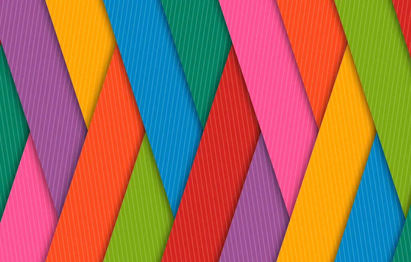 Фото обои линии, краски, полоса, радуга, решетка, объем