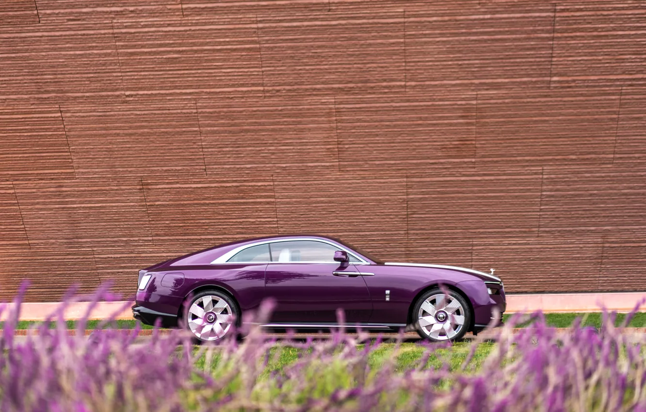 Фото обои Rolls-Royce, Spectre, side view, Rolls-Royce Spectre