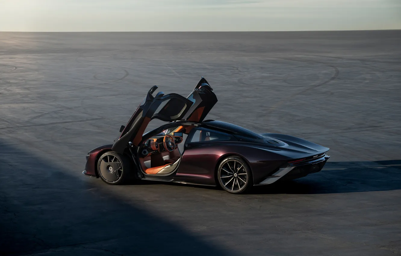 Фото обои McLaren, суперкар, supercar, единственный экземпляр, 2020, McLaren Speedtail, the only instance