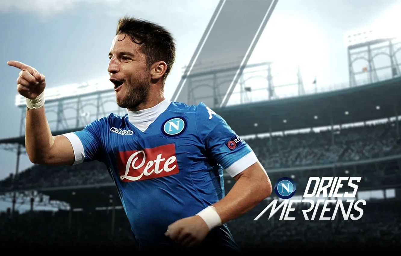 Фото обои wallpaper, sport, football, player, Napoli, Dries Mertens