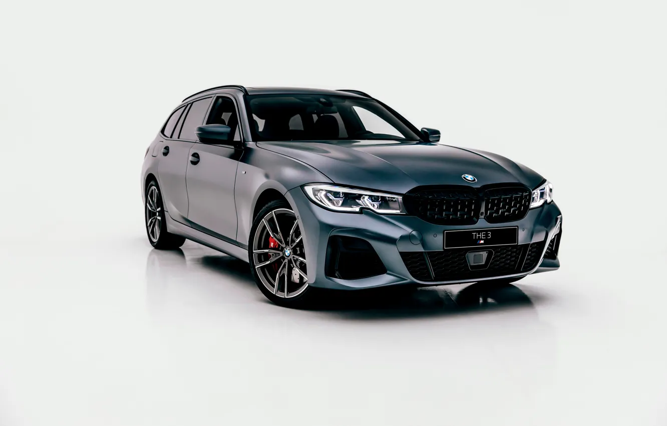 Фото обои фон, BMW, 3-series, универсал, 3er, 2020, передом, G21