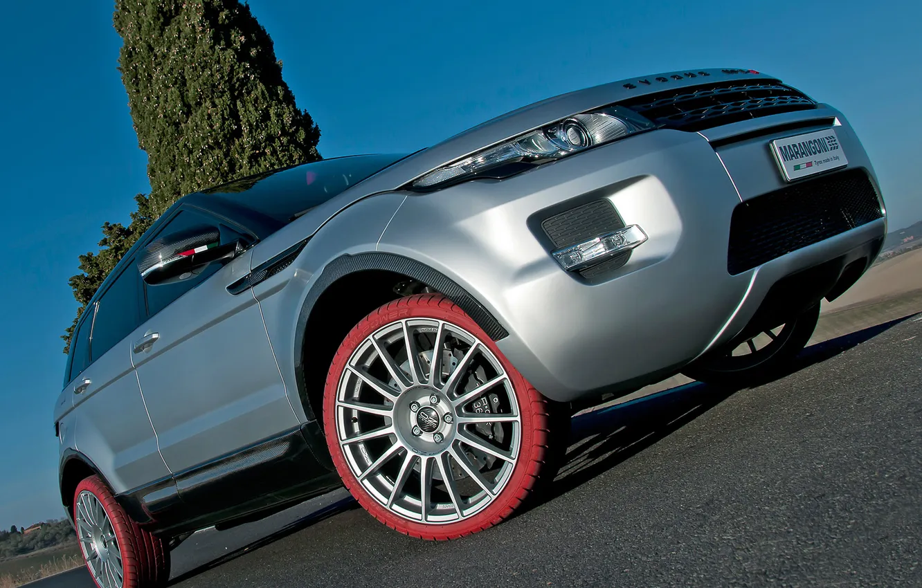 Фото обои машина, Land Rover, Range Rover, ракурс, Evoque, ленд ровер, Marangoni, HFI-R