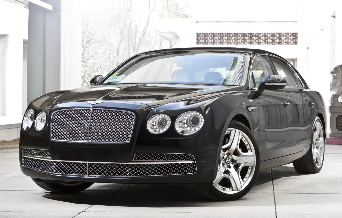 Фото обои car, машина, Bentley, роскошь, передок, new, 2013, Flying Spur