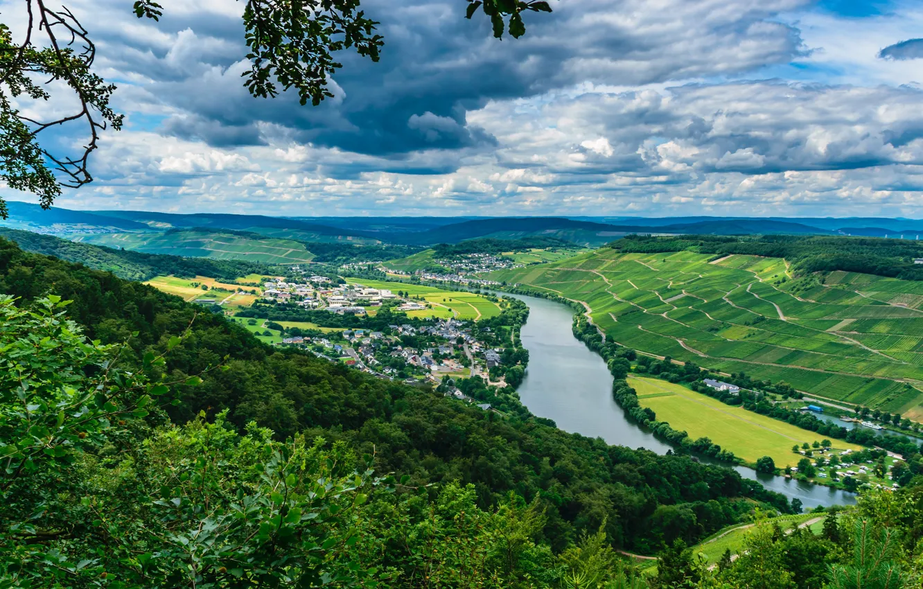 Фото обои вид, Германия, панорама, Лизер