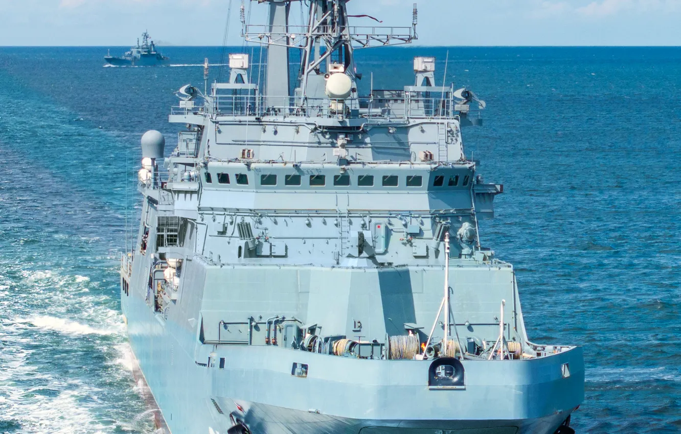 Фото обои корабль, десантный, иван грен