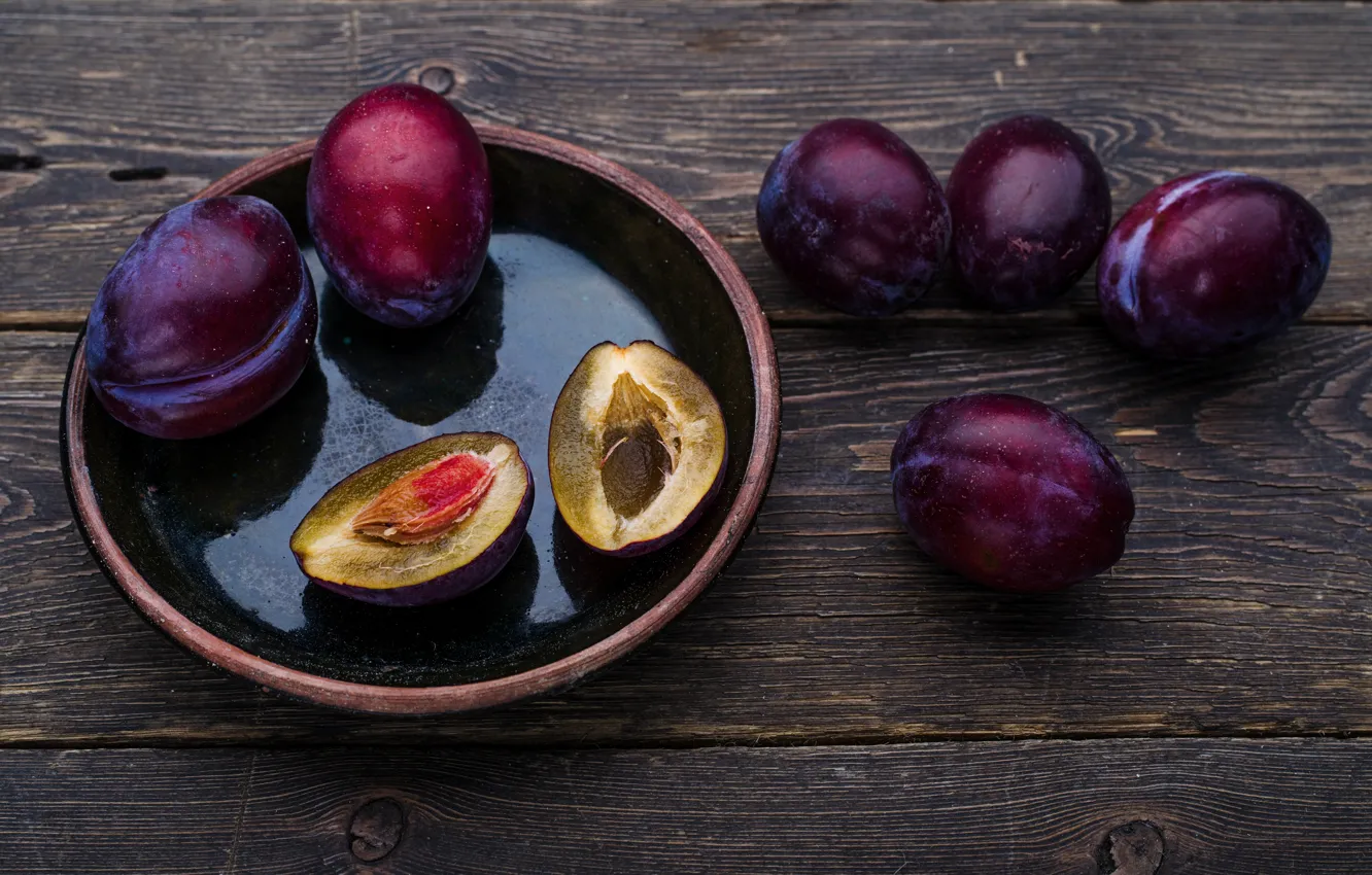 Фото обои фрукты, сливы, чернослив, plum