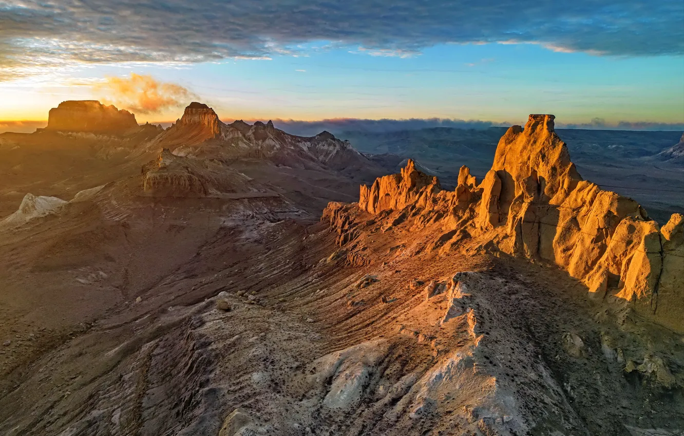 Фото обои colors, mountains, rocks, shadows