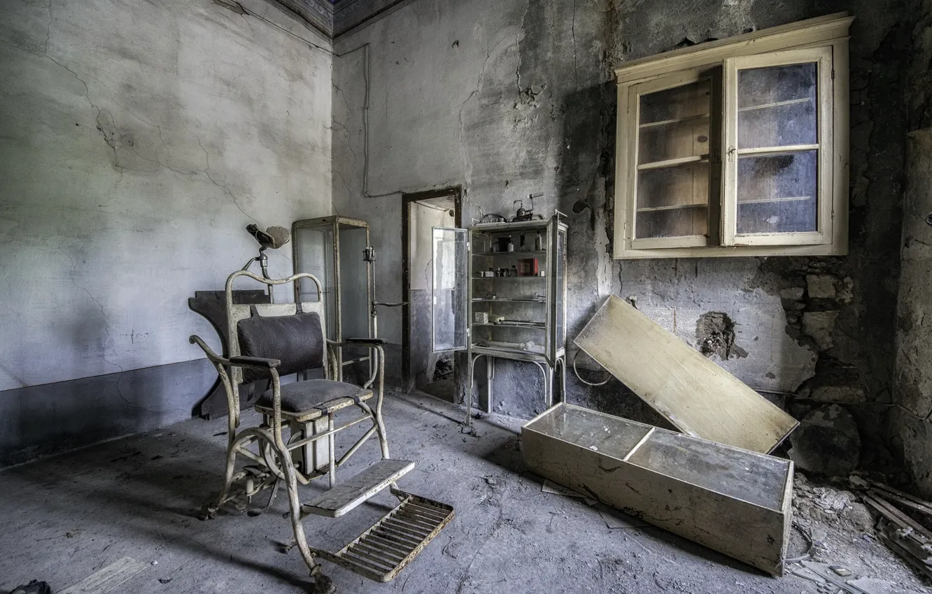 Фото обои стул, больница, кабинет