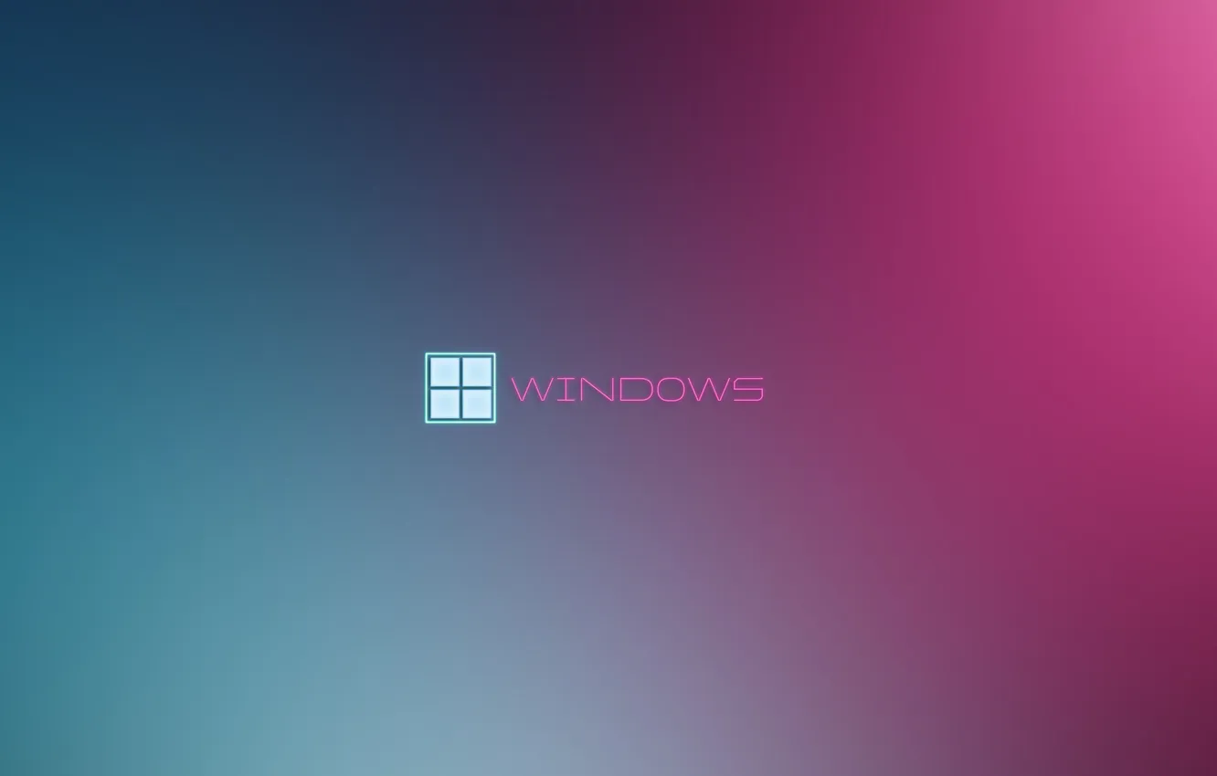 Фото обои Windows, Microsoft Windows, neon, Windows 11, Винда