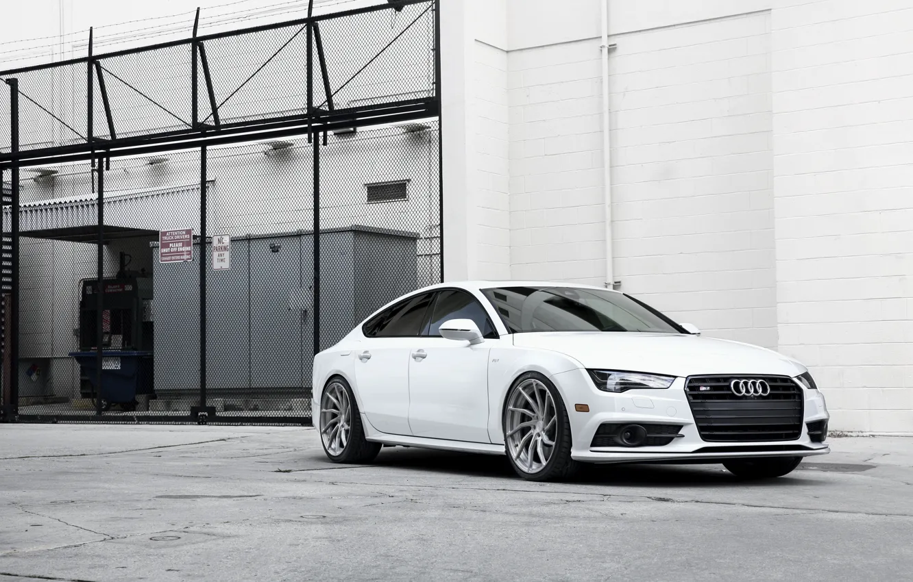 Фото обои Audi, White, Titanium