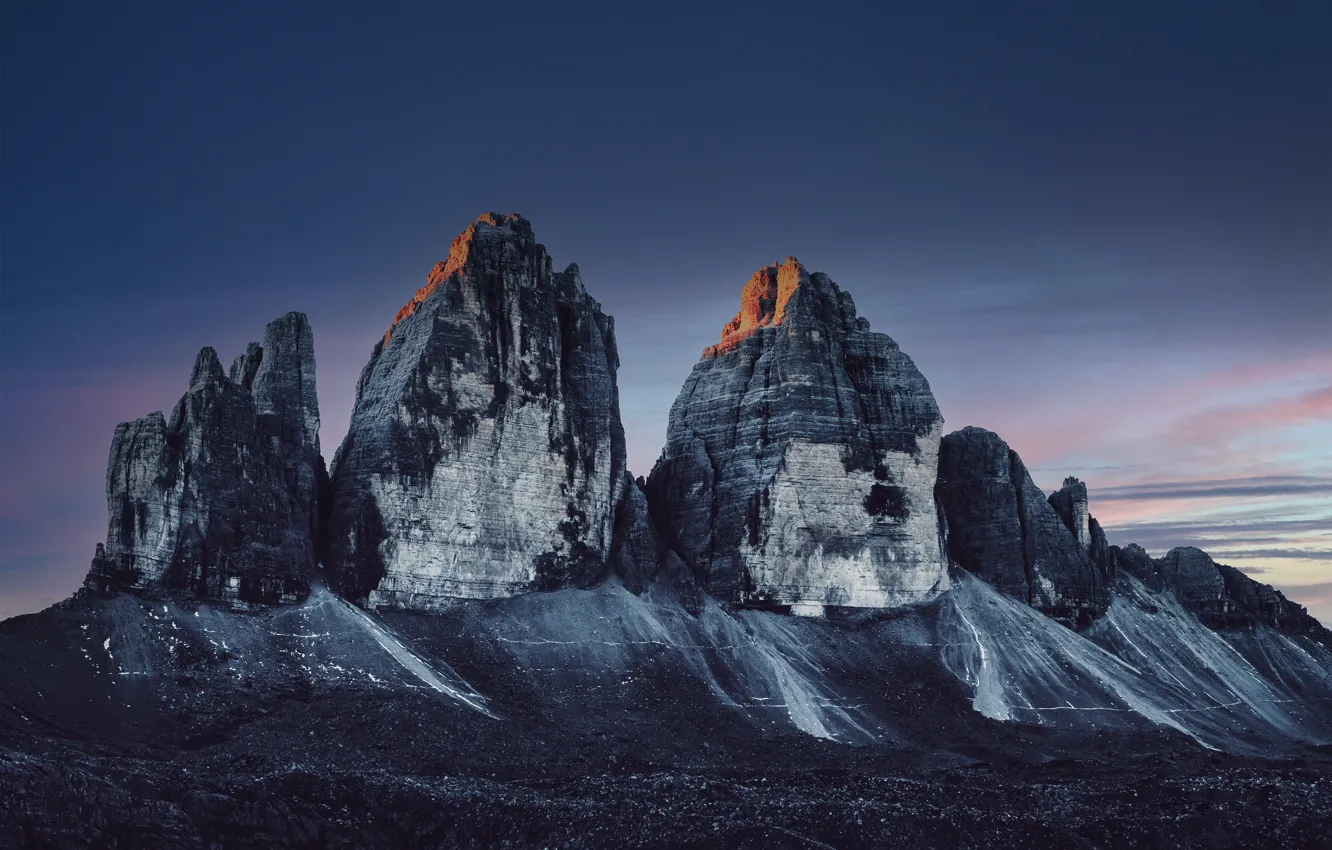 Фото обои Nature, Clouds, Sky, Mountain, Rocks, Eberhard Grossgaesteiger