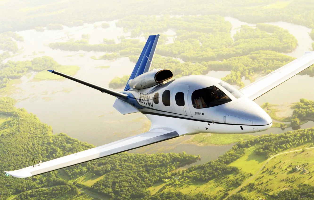 Фото обои Flight, Aircraft, Cirrus SF50