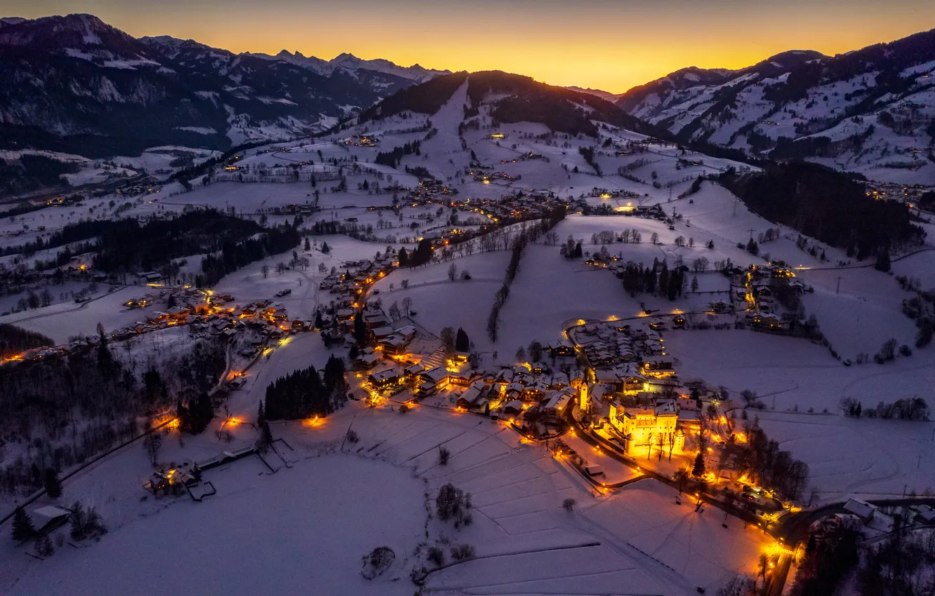 Фото обои village, Austria, Bernd Kranabetter