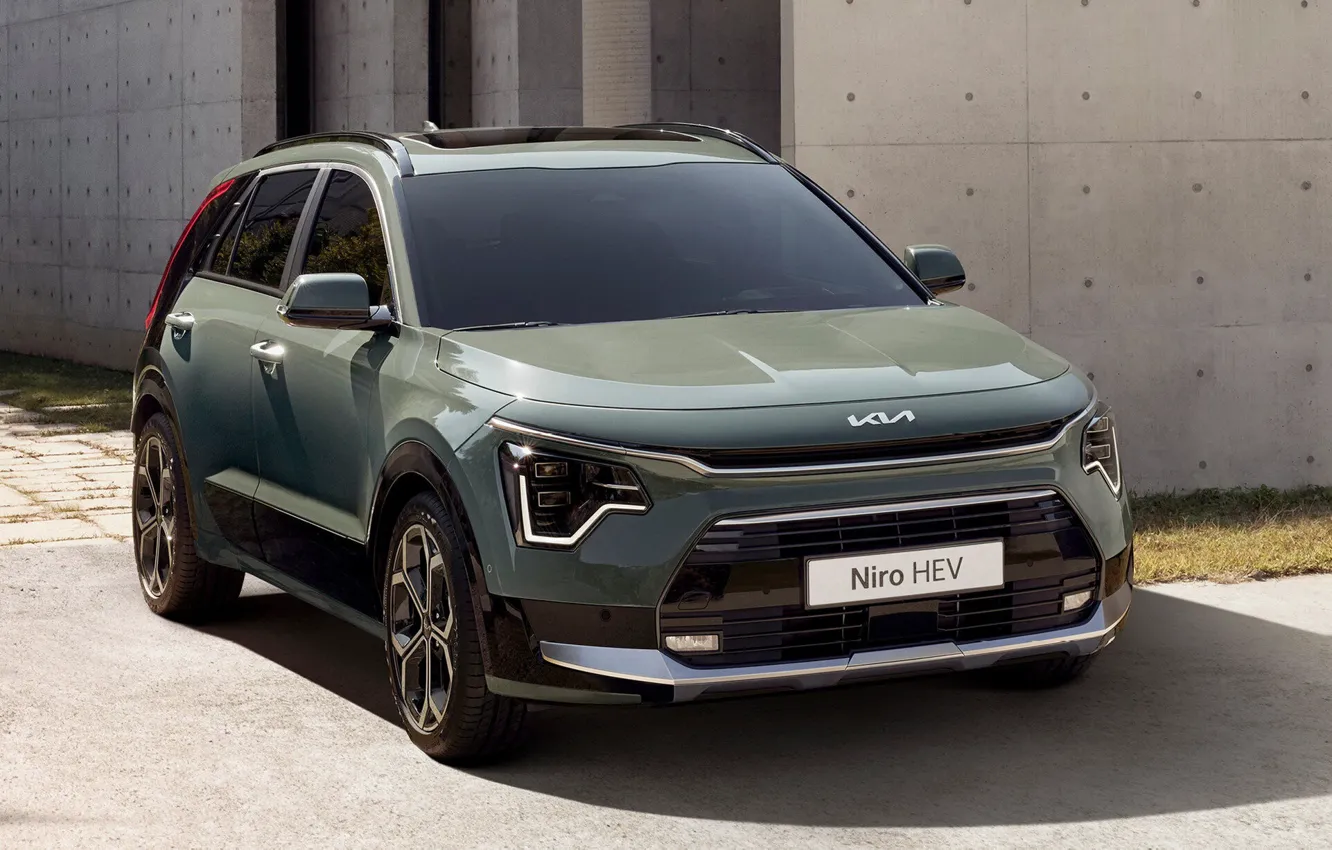 Фото обои KIA, HEV, кроссовер, экстерьер, Kia Niro