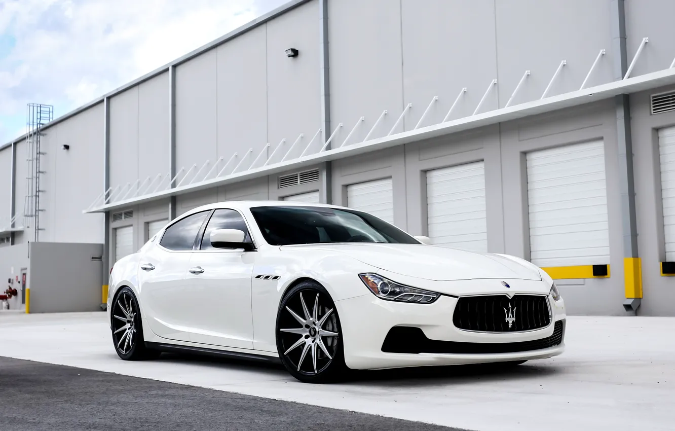 Фото обои Maserati, wheels, Luxury, Ghibli, on 20, lowered