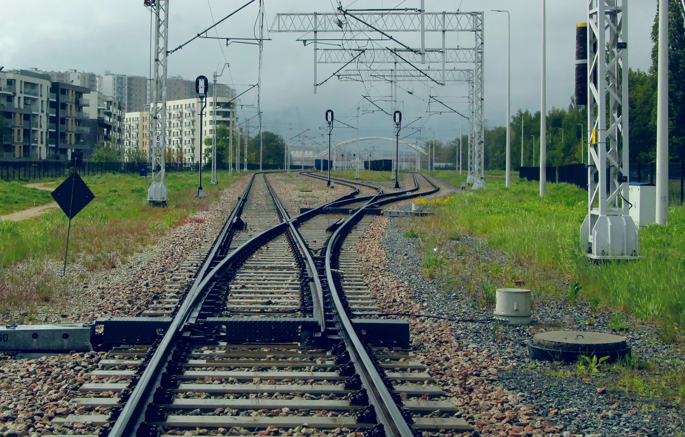 Фото обои railway, rails, Tracks