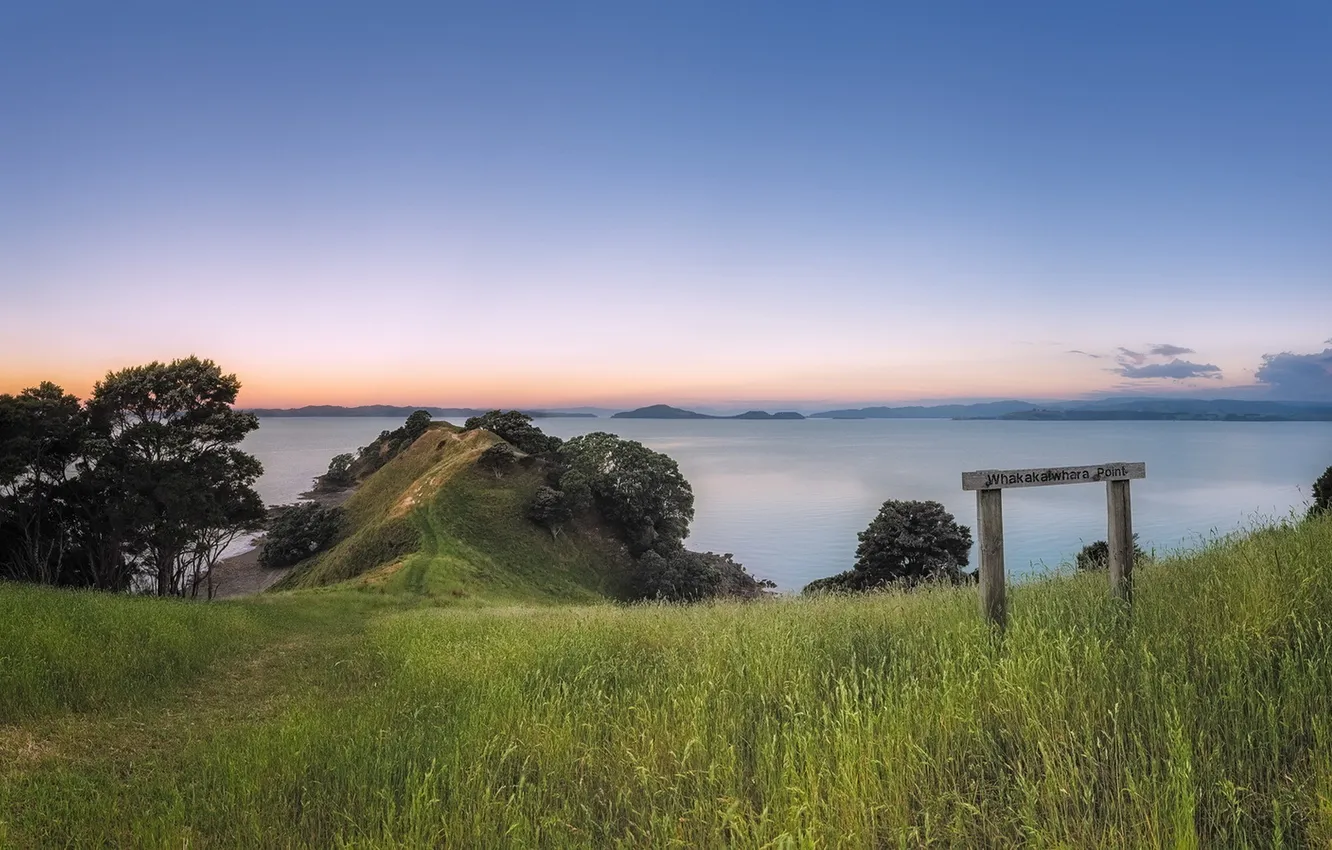 Фото обои New Zealand, Whakakaiwhara Point, Duder Regional park